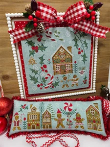 Gingerbread Village Set~Quaint Rose Needle Arts - Picture 1 of 1