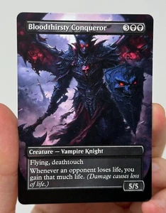 Tarjeta proxy Bloodthirsty Conqueror con arte diseñado a medida - Imagen 1 de 2