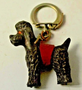 ANCIEN PORTE CLE CHIEN CANICHE ROYAL - Picture 1 of 1