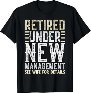 Funny Retirement Shirts Men Dad Retiring Party Humor Retired Gift Unisex T-Shirt - Picture 1 of 4