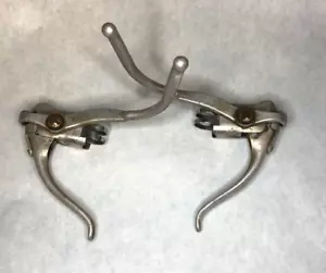 Set leve freno vintage Dia-Compe - stile drop bar anni 70 - punto rosso - Foto 1 di 6