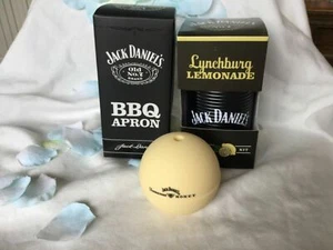 JUEGO REGALO JACK DANIELS. DELANTAL DE BARBACOA, KIT DE CÓCTEL, MOLDE DE CUBO DE HIELO DE MIEL NUEVO EN CAJA - Imagen 1 de 10
