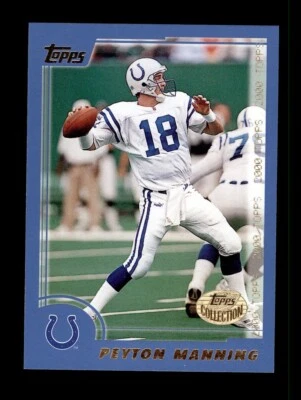 2000 TOPPS COLLECTION #100 PEYTON MANNING INDIANAPOLIS COLTS  - Image 1 of 2
