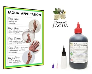 Fresh Jagua® Tattoo Tinte Gel16oz (473,17ml) *TOP GRADE PROFESSIONELL. HERGESTELLT IN DEN USA - Bild 1 von 12