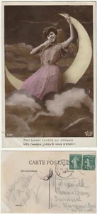 SURREALISMO - SURREALISM - FANTASY - LUNA - MOON - VIAGG. 1908 -49461- - Imagen 1 de 1