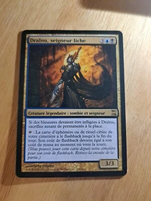 MTG - Dralnu, Lich Lord - Time Spiral - NM - French Edition - Image 1 of 2