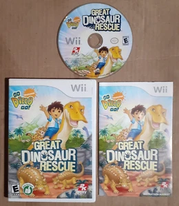 Go Diego Go Great Dinosaur Rescue Complete (Nintendo Wii 2008) VG Shape & Tested - Picture 1 of 1