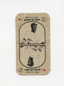 #TN01764 POP LLOYD Unissued ZeeBall Baseball Game Card