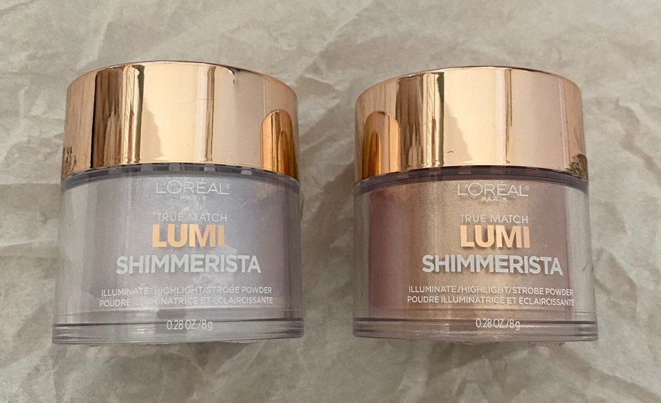 Lot of 2: NEW L'Oreal True Match Lumi Shimmerista 505 Moonlight 506 Sunlight - Image 1 of 1