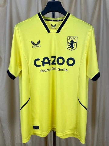 Castore Aston Villa GK Third Kit 2022/23 soccer jersey football shirt XXL Yellow Cover