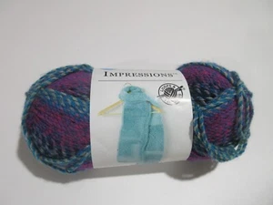 1 IMPRESSIONEN in Amethyst LILA/BLAU von Loops & Threads 246 Yard 5,29 Unzen NEU - Bild 1 von 7