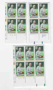 USA Scott # 2376 Knute Rockne P/B's von 6 & 4 & ZIP BLOCK von 4 MNH KOSTENLOSER USA-VERSAND - Bild 1 von 1