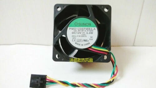 1 PCS SUNON Fan PMD1206PMB3-A DC12V 3.4W 6038 6CM 4 wire 5 pin - Image 1 of 3