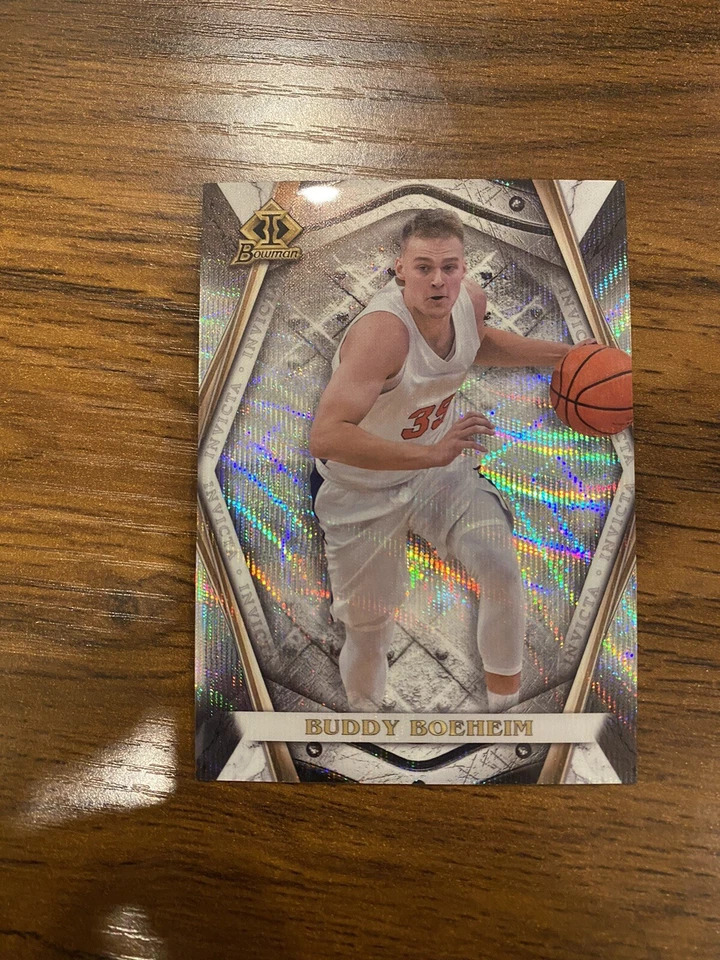 2021-22 Bowman University Buddy Boeheim Bowman Invicta WAVE Refractor /150 - Image 1 of 2