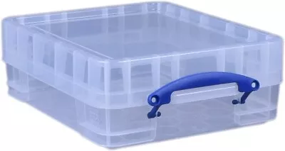 Really Useful 11 Litre XL Clear Storage Box - Image 1 of 3