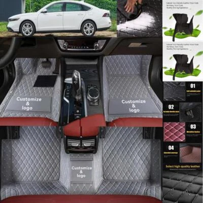 For Jaguar F-Type 2013-2020 Car Floor Mats Auto Custom Liner Carpets PU Leather Foto 1 de 4