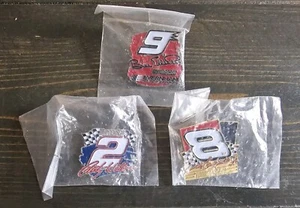 Set of 3 Nascar Pins - Brian Elliott, Dale Earnhardt Jr., and Rusty Wallace - Picture 1 of 1