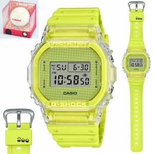 Juguete cápsula amarillo CASIO G-SHOCK hecho en Japón DW-5600GL-9JR nuevo en caja - Imagen 1 de 3