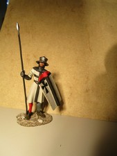 Targoniere Teutonico XIV° sec. - in piombo 54mm - Ditta ?? - dipinto