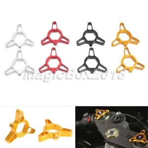 17mm CNC Hexagon Anodized Fork Preload Adjusters for Kawasaki Ninja ZX-9R ZX-12R - Picture 1 of 5