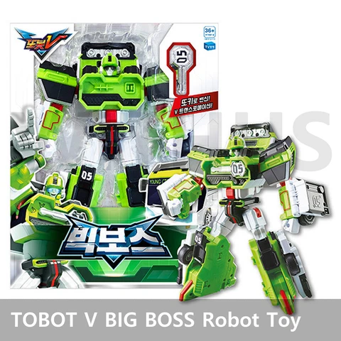 TOBOT V BIG BOSS Transformer Robot Toy Tobot Season 3 Green Bus - Express Cover