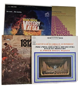 4 Classical, Marching Brass, Symphony Music Albums, Vintage - Imagen 1 de 21