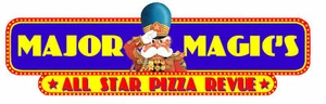 Major Magic's All Star Pizza Revue - 8"x23" Laser Cut Sign (metal) - Picture 1 of 1