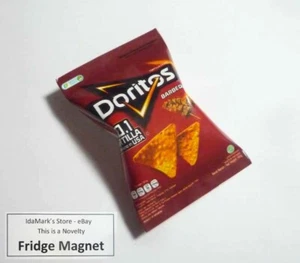 DORITOS Barbeque Chips Bag Novelty FRIDGE MAGNET Indonesia 2.5" BBQ Display - Bild 1 von 12