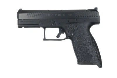 Empuñaduras de garra para CZ P-10 Compacto 9 mm Empuñadura de correa trasera pequeña en goma negra 072R Foto 1 de 4