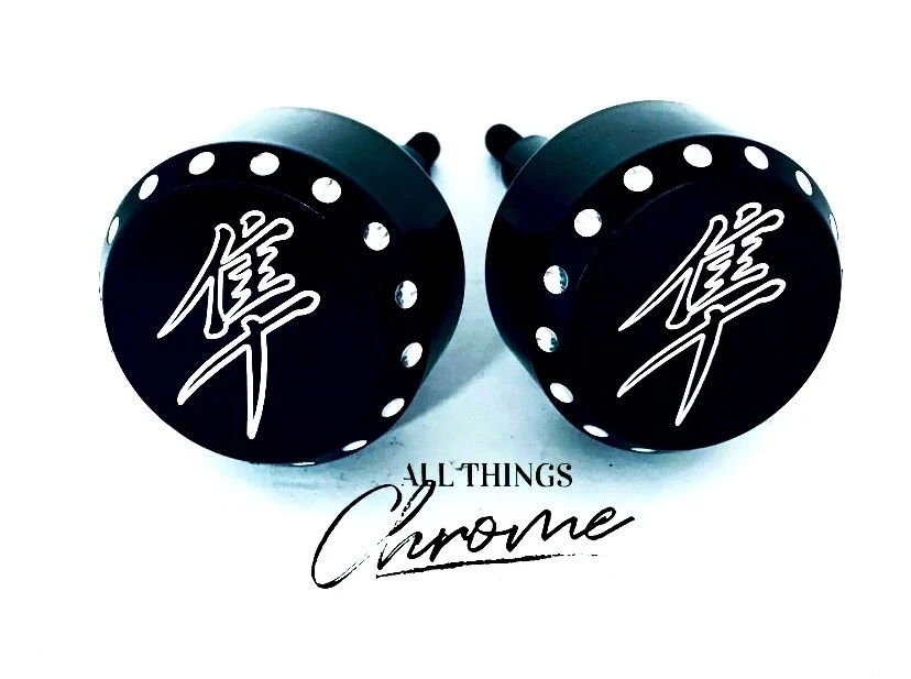 HAYABUSA BLACK CONTRAST DIAMOND CUT NO CUT FRAME SLIDERS 2018 SUZUKI HAYABUSA - Image 1 of 4