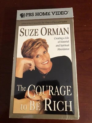 The Courage To Be Rich Suze Orman VHS Movie Vintage 1999 Sealed Newb - Image 1 of 3