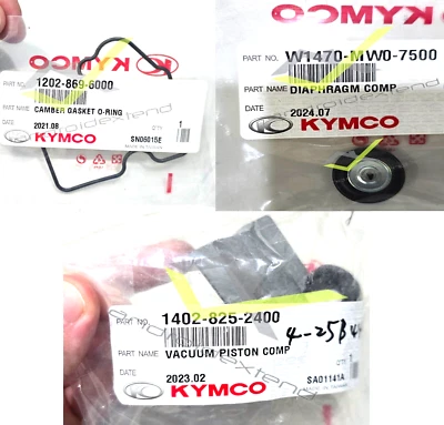 KIT DE RECONSTRUCCIÓN DE CARBURADOR KYMCO VENOX250/250i (¡3 piezas!) Foto 1 de 4