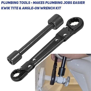 Plumbing Wrench Tool Angle Stop Wrench Kit Removal Tool for Professional Plumber - Picture 1 of 13