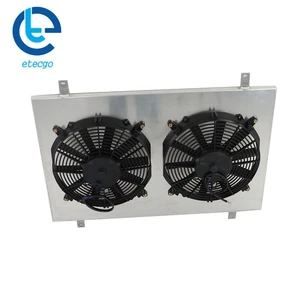 Cubierta del radiador + ventilador de 12" para Ford Bronco F150/F250/F350 5,0 L 5,8 L 7,5 L V8 1985-97 - Imagen 1 de 13