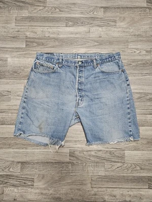 Pantalones Cortos de Jean Levis 501 Vintage Años 70 80 Ribete Redline Corte 29X30 Hechos en EE. UU. Foto 1 de 4