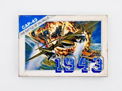 1943 Famicom NES Japan CIB Box Manual Authentic Tested Retro Shooter Capcom - Image 1 of 4