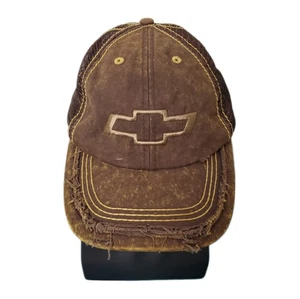 Distressed Chevrolet Baseball Cap Hat Adjustable Adult Size Logo Clean And Ready - Picture 1 of 6