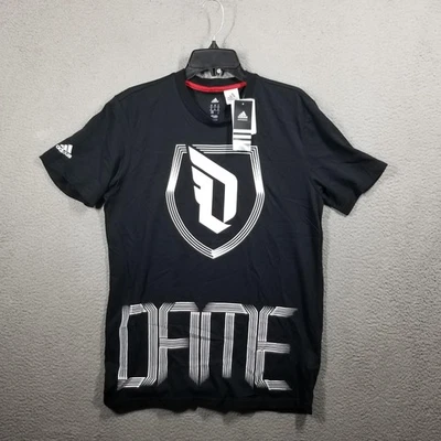 Camisa Adidas Damian Lillard Para Hombre Mediana Negra Dama Lucha Muestra Baloncesto NBA Foto 1 de 4