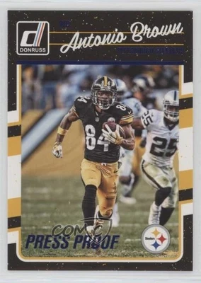 2016 Donruss Press Proof Blue Antonio Brown #238 - Image 1 of 2