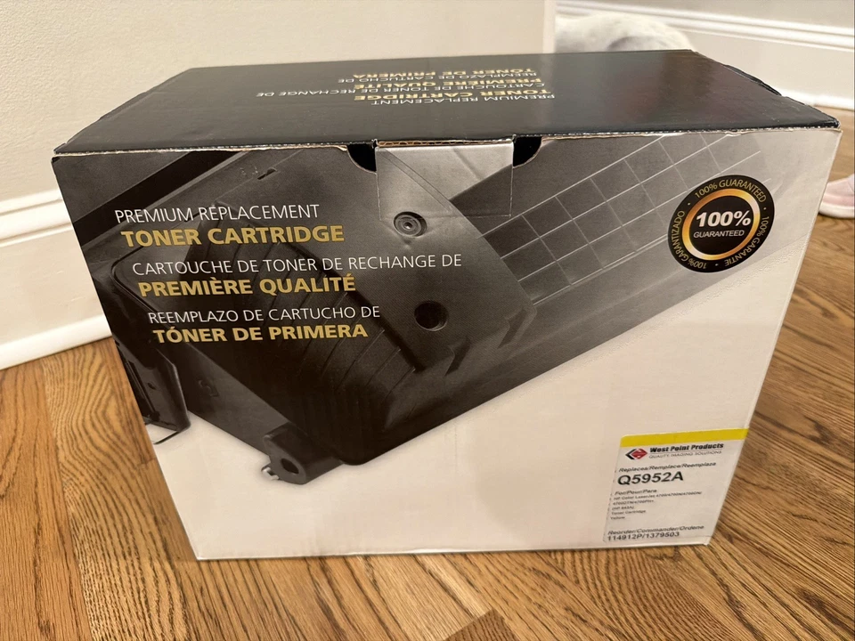 NEW & Sealed - Yellow Q5952A Cartridge For HP Laserjet Printers - Image 1 of 2