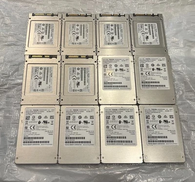 ЛОТ ИЗ 12 TOSHIBA 6Gb/s 256GB 2,5» SATA3 SSDs - Изображение 1 из 2
