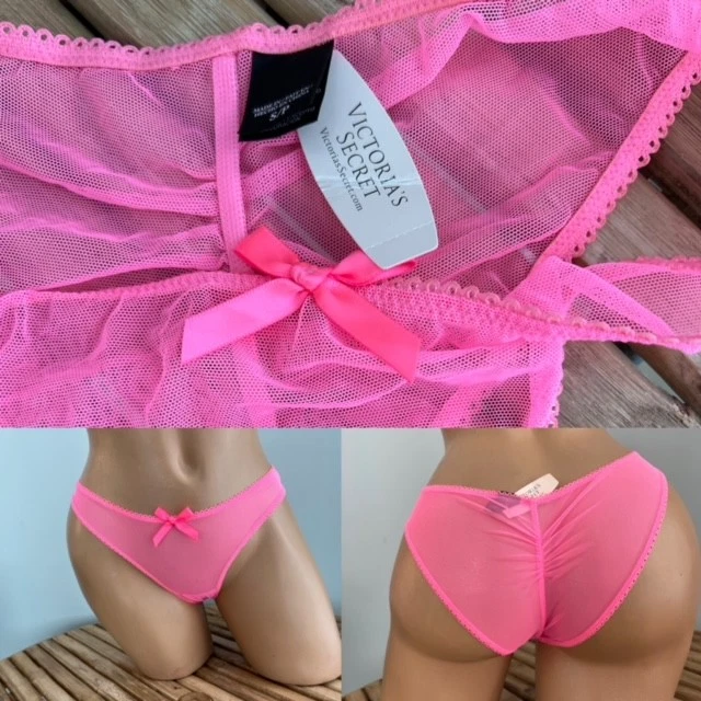 BRAGAS BIKINI VINTAGE VICTORIAS SECRET MALLA talla S/P *Nuevas con etiquetas* Foto 1 de 1