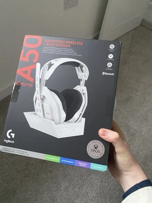 Astro A50 Gen 5 Wireless Headset with Base Station White *NEW* - Image 1 of 4