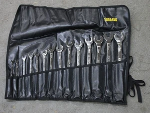 Cat USA Caterpillar 6mm to 19mm 14pc Metric Open Combination Wrench Set 1U-5545 - Picture 1 of 7