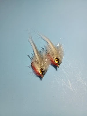  2 Pk.  4" Weedless Flies Bass Walleyes Flies Pike Flies Stripers  - Image 1 of 3
