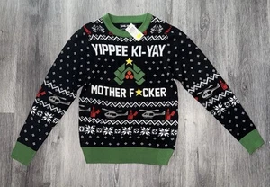 Die Hard Christmas Sweater Men’s Size XS - Picture 1 of 4