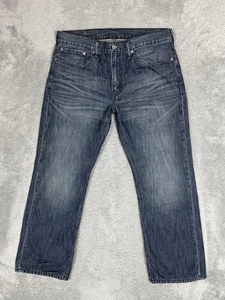 Jeans Levis 559 uomo 36x28,5 *REALE* blu gamba dritta pantaloni denim vestibilità rilassata - Foto 1 di 12