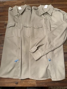 DOS camisas de safari vintage hechas en EE. UU. XL para hombre - Imagen 1 de 10