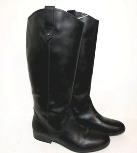 NUEVAS Botas de Montar Frye & Co Tania Pull-On Negras Altas para Mujer Talla 10 Ecuestres - Imagen 1 de 7