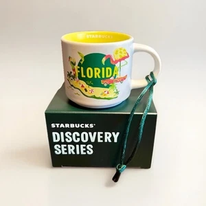 Taza Starbucks Discovery Series Florida 2 oz adorno espresso tamaño nuevo en caja - Imagen 1 de 6